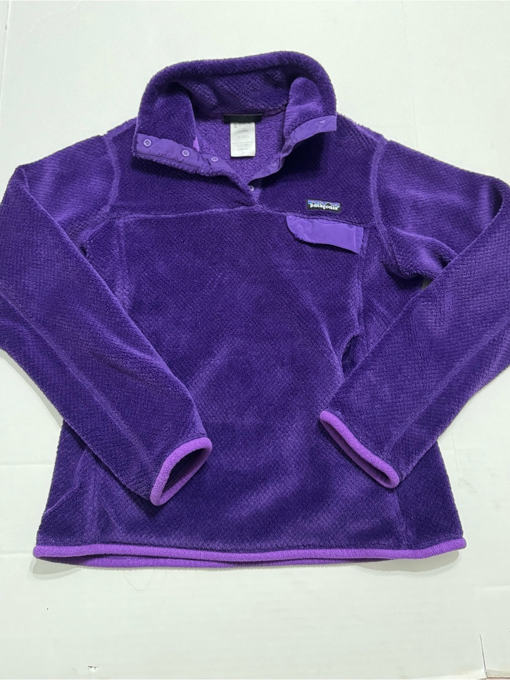 Patagonia Women's Snap-T Fleece Pullover Purple Size S